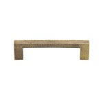 M Marcus Heritage Brass Cabinet Pull Metro Hammered Design 96mm Centre to Centre